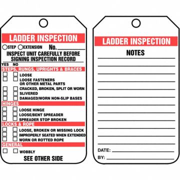 Inspection Tag 5-3/4 x 3-1/4 PK25