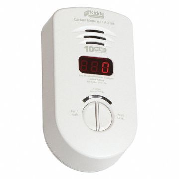 Carbon Monoxide Alarm 5-39/64in. H