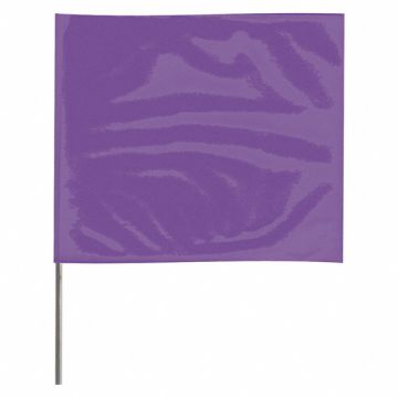 Marking Flag 21  Purple PVC PK100