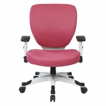 Desk Chair Mesh Pink 17 to 19 Seat Ht
