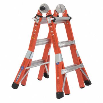 Multipurpose Ladder 300 lb 11 ft H