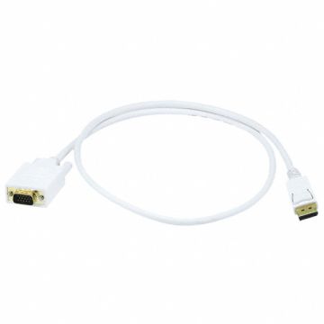 DisplayPort to VGA Cable 3 ft.