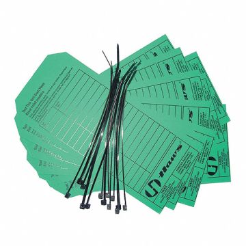 Inspection Tag Paper Stock Grn 9 L PK25