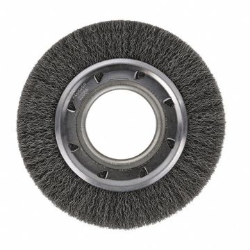 Crimped Wire Wide Face Wheel Brush 8