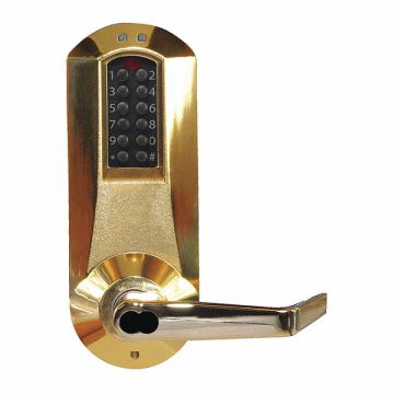 Electronic Locks 5000 Bright Brass
