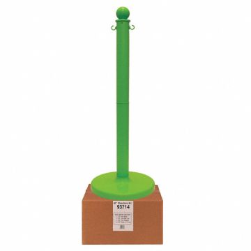 Stanchion Post Dia 2-1/2 Safety Green