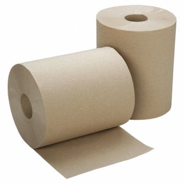 Paper Towel Roll Continuous Brown PK12