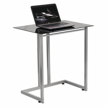 Office Desk Overall 27-1/2 W Silver Top