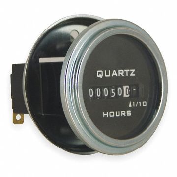 Hour Meter Electrical Round 10-80VDC