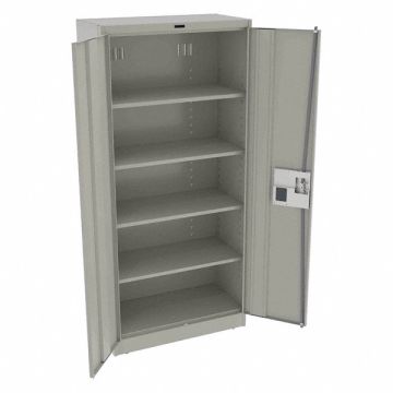 K3839 Storage Cabinet 78 x36 x18 LtGry 4Shlv
