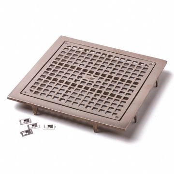 Floor Drain Slotted Lid Square 1-1/2 H