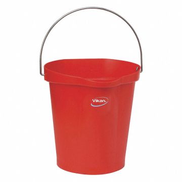 F8439 Hygienic Bucket 3 1/4 gal Red