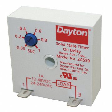 Timing Relay 24 to 240VAC 12 to 48VDC 1A