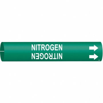 Pipe Marker Nitrogen 7/8 in H 7/8 in W