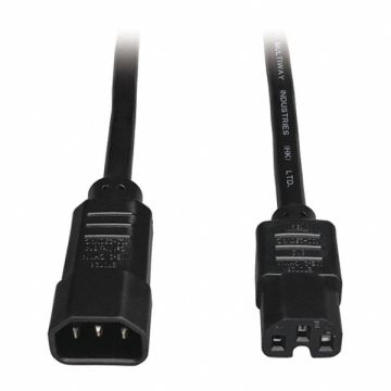 Power Cord HD C14 to C15 15A 14AWG 6ft