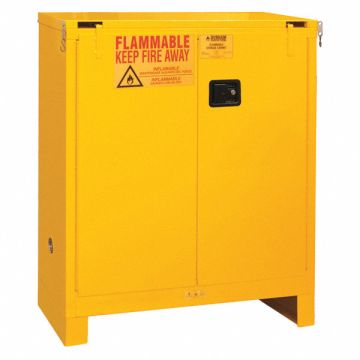 Safety Cabinet Self Close 30 gal. Legs
