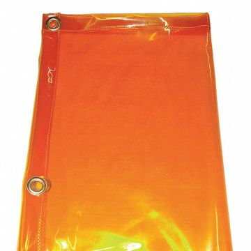 J4038 Welding Curtain 4 ft H 6 ft W Yellow
