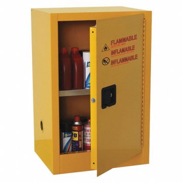Flammable Safety Cabinet 16 gal Yellow