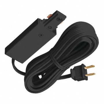 Cord and Plug Connector Black 4 1/4in