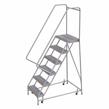 Rolling Ladder 6 Steps Serrated Tread