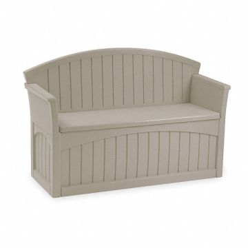 Patio Bench H 34 1/2 W 52 3/4 D 21 Taupe