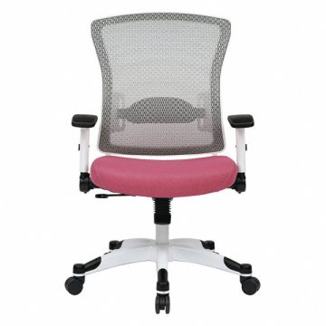 Desk Chair Fabric Pink 18 to 20 Seat Ht