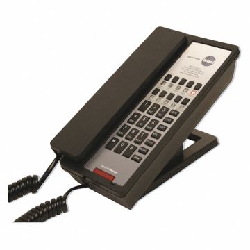 Hospitality Phone Analog Desk Black 95db