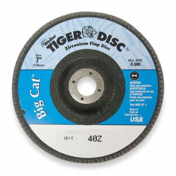 H7353 Arbor Mount Flap Disc 7in 40 Coarse