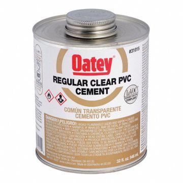 Pipe Cement 32 fl oz Clear