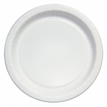 Paper Plate Round 9 White PK1000
