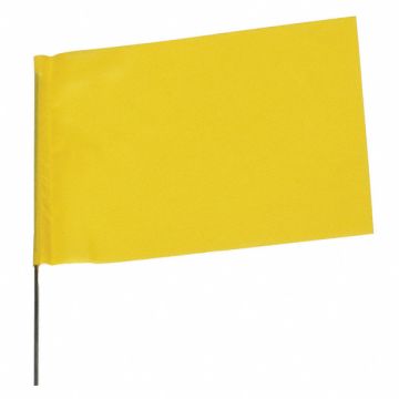 Marking Flags Solid Pattern Yellow PK100