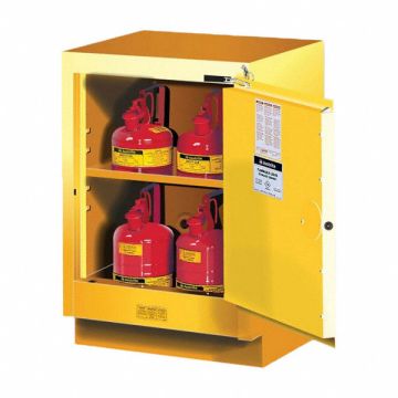 Cabinet 15 gal Flammable Yellow