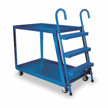 Stock Picking Ladder Cart 35-1/2 in H