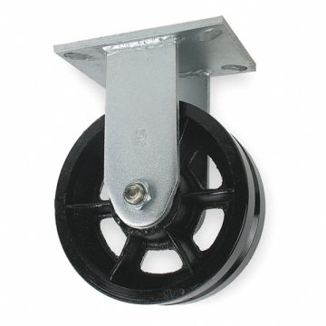 V-Groove Track-Wheel Plate Caster Rigid