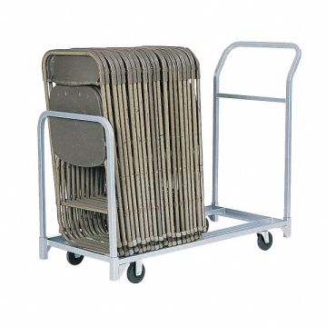 Folding/Stacked Chair Cart 50-3/4 x 22in