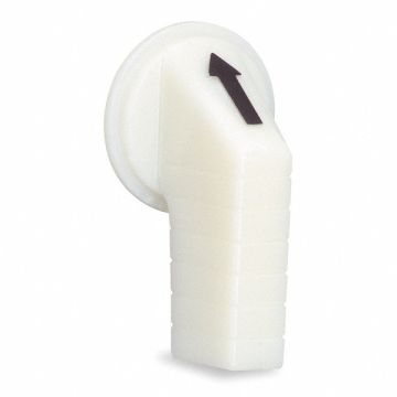 Switch Knob Extended Lever White 30mm