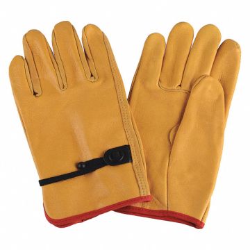 D1648 Leather Gloves Yellow S PR