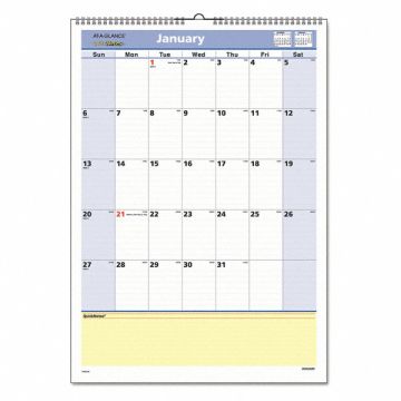 Monthly Wall Calendar Wirebound