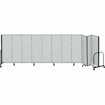 F1900 Partition 20 Ft 5 In W x 4 Ft H Gray
