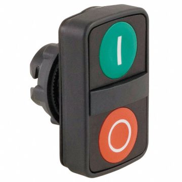 Non-Illum Push Button I/O Green/Red