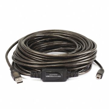 USB 2.0 Active Cable 49ft.L Black