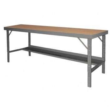 Adj. Work Table Particleboard 96 W 36 D