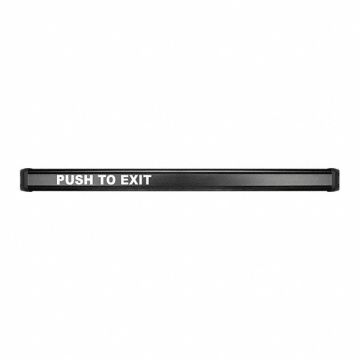 Push to Exit Bar DPDT SurfaceMounted Blk