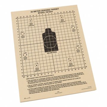 Shooting Range 25m Target Paper PK100