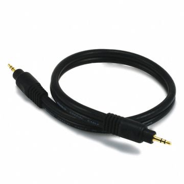 A/V Cable 3.5mm M/M cable Black 1.5ft