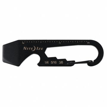 Carabiner Key Clip Matte 11/16 in Black