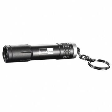 Keychain Flashlight Aluminum Black 20lm