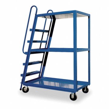 Stock Picking Ladder Cart 63-1/2 in H