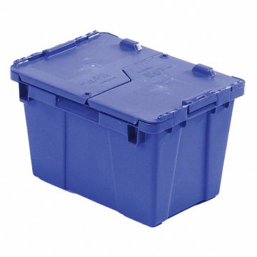 H5663 Attached Lid Container 0.6 cu ft Blue