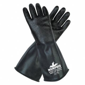 J4423 Chemical Gloves L 14 in L Rough PR